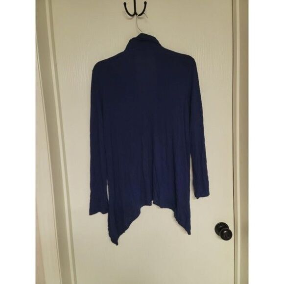 ~ womens dark blue midnight cardigan style sweater - Picture 2 of 3
